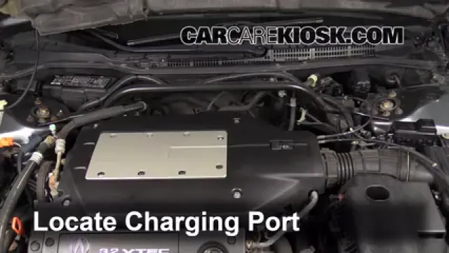 2002 Acura TL 3.2L V6 Air Conditioner Recharge Freon